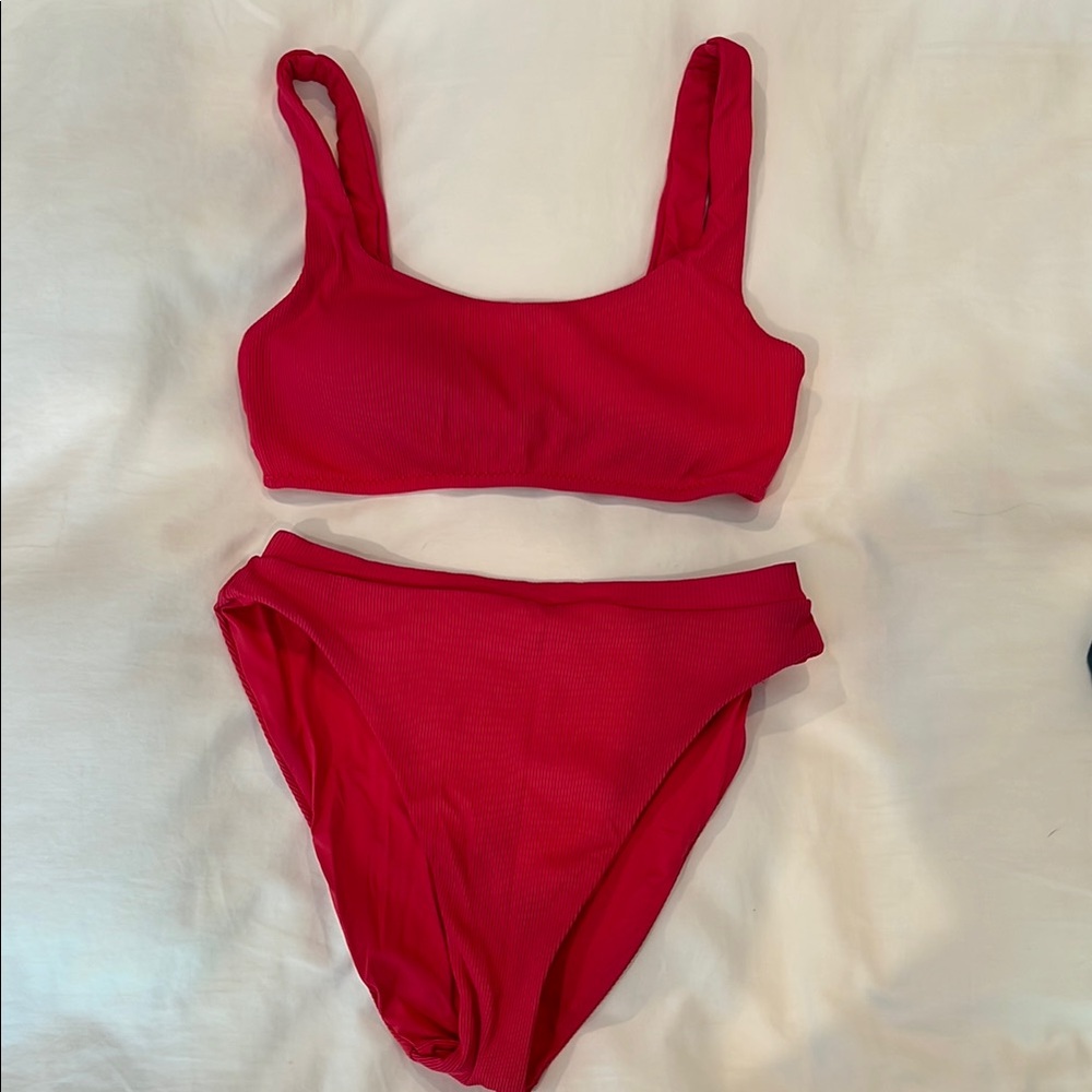 Neon Pink Bikini Set